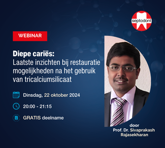 Webinar – Diepe cariës: Laatste inzichten restauratie mogelijkheden na gebruik tricalciumsilicaat